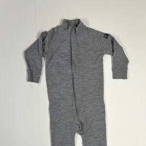 Polarn O. Pyret Merino Wool Terry Romper Size 1.5 - 2 Years EUC